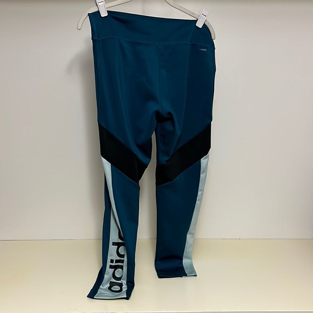 Adidas Climate Teal Workout Leggings